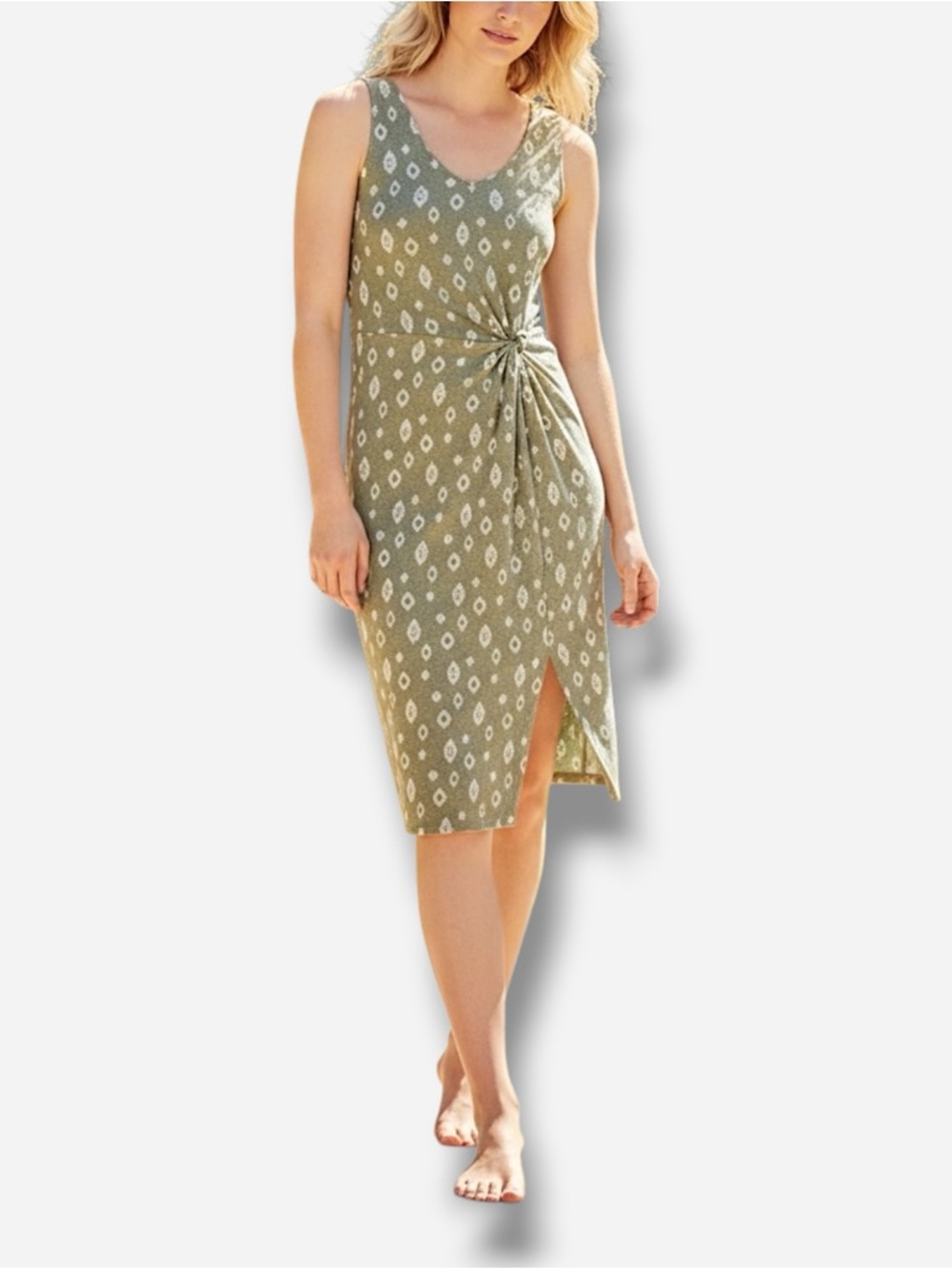 🌸New🌸 XS Ultra Flirt Green Knee Length Dress NWT